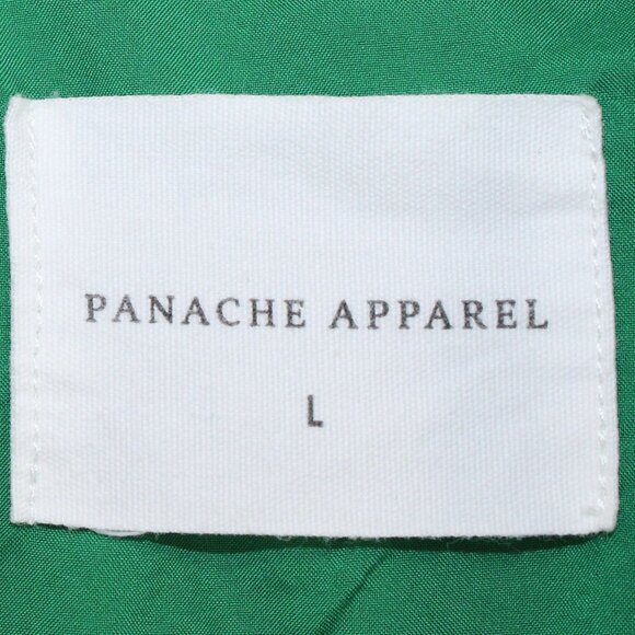 Green Plaid Sherpa-Lined Jacket By Panache Apparel -Women Size Large 100% Polye - Picture 3 of 4